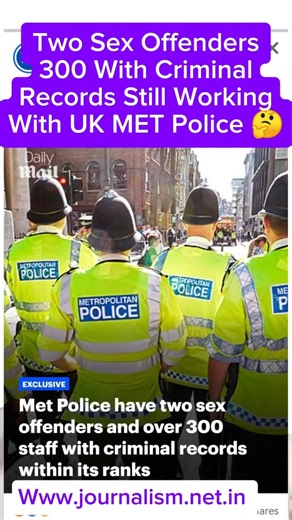UK MET Police have officers with criminal record