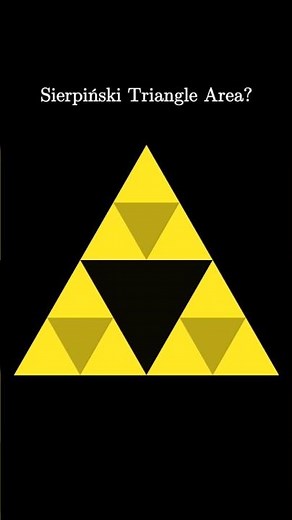 Sierpiński Triangle Area