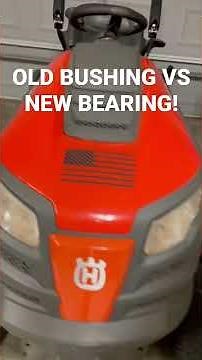 Husqvarna mower upgrade…. Replacing worn out bushing for sealing ball bearings 🤘🏼