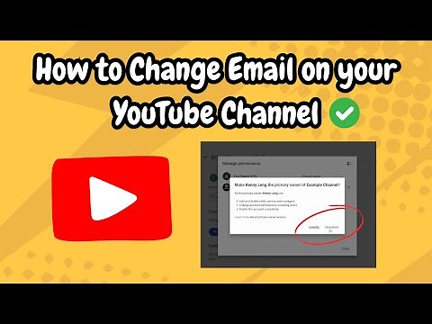 How to Change Email on your YouTube Channel (Step by Step Guide)