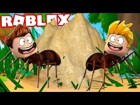 VIDA DE FORMIGA POR 1 DIA NO ROBLOX ! (Ant Simulator)