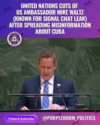 DaMon Cortez on Instagram: "U.S. Ambassador to the United Nations Mike Waltz was cut off during a speech and mocked for the SignalGate controversy by a Cuban representative in a wild exchange at the U.N. On Tuesday, the U.N. met to debate on a resolution demanding an end to the U.S. blockade on Cuba. In his speech, Waltz sought to “set the record straight” and “correct the fake news” regarding American’s relationship with Cuba. He continued: The facts are, this is an illegitimate and brutal regi