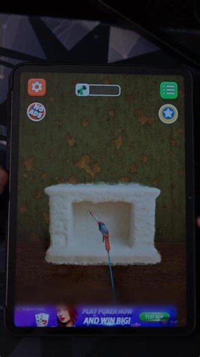 Fireplace restoration #game #gameplay