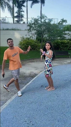 Challenge, slap on the head!! aha aha aha #annyeeufamily