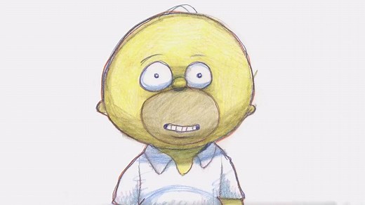 Homer's face will take you on a trip. Get a preview of Sunday's couch gag NOW. | The Simpsons