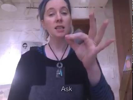 Use this video to learn communication in Auslan (Australian sign language) Vocab: Communicate/Conversation Talk Ask Answer Question Say/tell Agree This video is part of my free online Auslan course. To access the entire course, and additional lessons that are not taught via video, please visit my website, https://helloasphyxia.wordpress.com/ To learn more about what it is really like to be Deaf, details about the Deaf community and how Auslan is used by Deaf people, read my book, Future Girl, ht