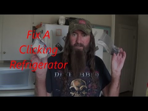 How to Fix a Clicking Refrigerator not cooling.. YOURSELF. Easily