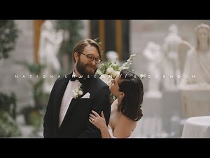 Exquisite Stockholm editorial wedding in Nationalmuseum, Sweden
