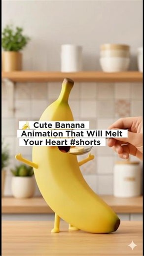 🍌 Cute Banana Animation That Will Melt Your Heart #shorts