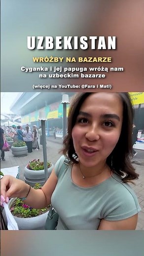 UZBEKISTAN - Cyganka wróży nam na lokalnym bazarze