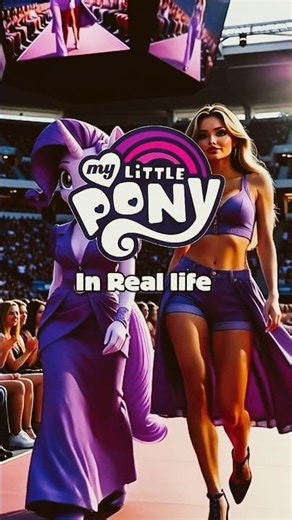 My Little Pony Characters In Real Life🦄🌍 #mylittlepony #aivideo #nostalgia