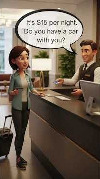 English Conversation Hotel Check In Process Simple Travel English #englishconversation #english