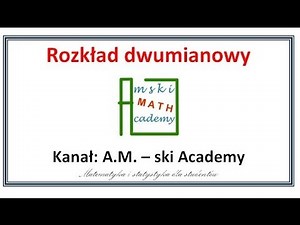 Rozkład dwumianowy - program Statistica