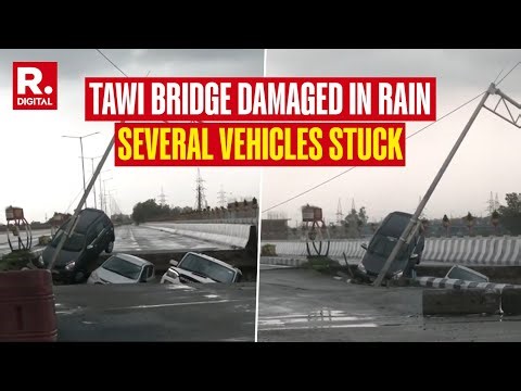 Video Shows Jammu’s Critical Tawi Bridge Damaged In Flood And Rain; Rescue Ops On