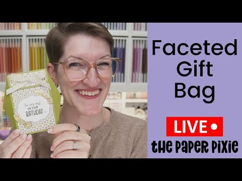 Faceted Gift Bag Tutorial | Elegant Handmade Paper Gift Bag | Episode 403