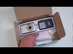 Canon Powershot SD1100 IS Unboxing