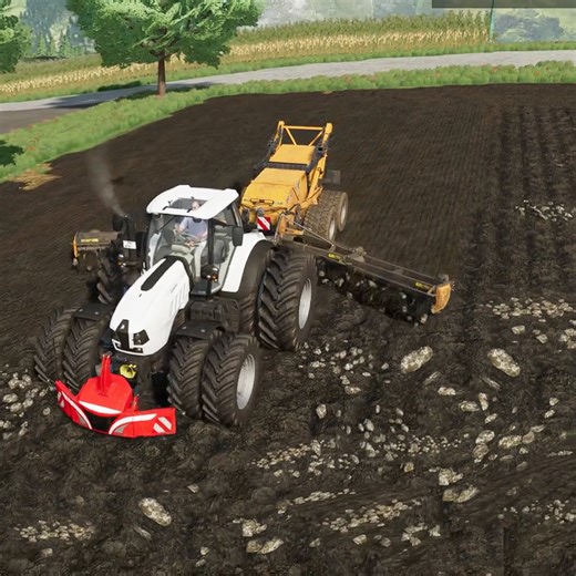 22K views · 464 reactions | How to Pick up Stones? Tractor: Lamborghini Mach 230 VRT Stone Picker: ELHO Scorpio 710 Map: Map: The Another World Game: Farming Simulator 22 #FarmingSimulator22 #NewHolland #T8Genesis #Tractor #StonePicker #FS22 | Mazarat Gaming | Facebook
