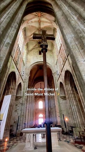 Inside the Most Legendary Abbey in France #MontSaintMichel #Normandy