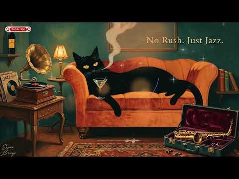 🎬 No Rush, Just Jazz 🌙🎷 | Vintage Noir Nights & Smooth Vibes