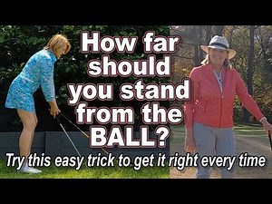 How to Stand the Perfect Distance from the Golf Ball (Every Club, Every Time)