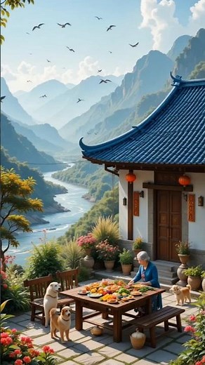 Peaceful Chinese Countryside Life – Serene Village Vibes & Traditional Beauty