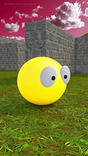 Pacman vs evil train! 🚂🍎😱 (Choo Choo Charles kidnaps Ms. Pacman!) #pacman #3d #animation