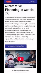 ¡Aplicar es fácil y rápido! No importa si no tienes SSN o si no tienes credito! 🔥🔥🔥🔥Aplica aquí: https://www.discoveryautoaustin.com/car-loans-in-austin-tx-espanol Hablamos al 💚WhatsApp: (512) 903-5278 O llámanos al ☎️ 512-804-0600 Discovery Auto Sales, donde tus sueños de auto se hacen realidad✨✨. ¡Te esperamos! #AustinTexas #carrosusados #cardealership #usedcars #CarroBuenoBonitoYBarato #Pflugervilletx #RoundrockTx #budatx #taylortx #kyletx #bastroptx #georgetowntx #atx | Discovery Auto S
