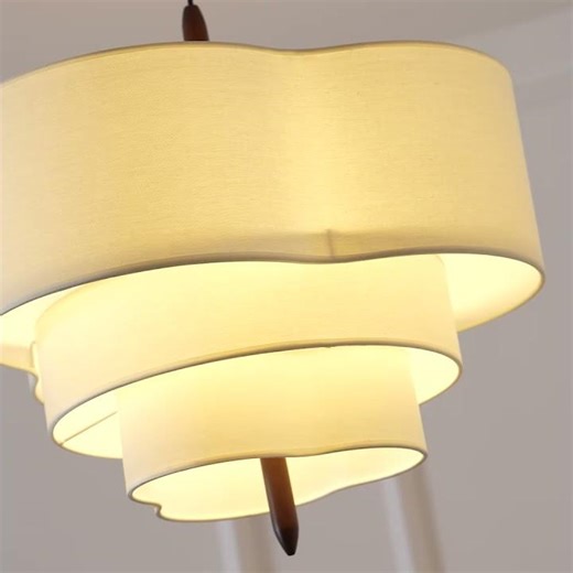 Wave Ladder Pendant Lamp – Flowing design with natural, calming elegance