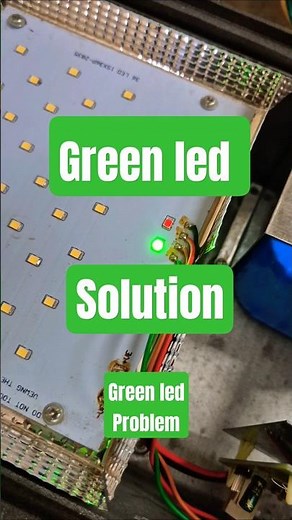 Green led problem solution in Solar street light #electrical #automobile #electronic