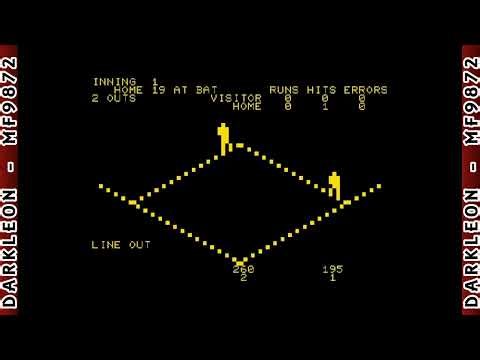 Computer Baseball Strategy - [ 1982 - Commodore Pet - Gameplay ]