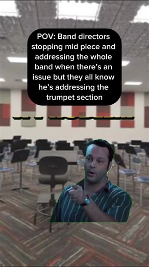 When it comes to my band, it’s usually the trumpets, and sometimes one specific trumpet player haha #teacher #teachersoftiktok #teacherlife #banddirector #middleschoolersbelike