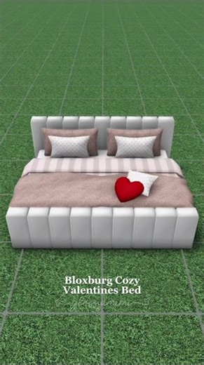 Bloxburg Cozy Valentine’s Day Bed Idea