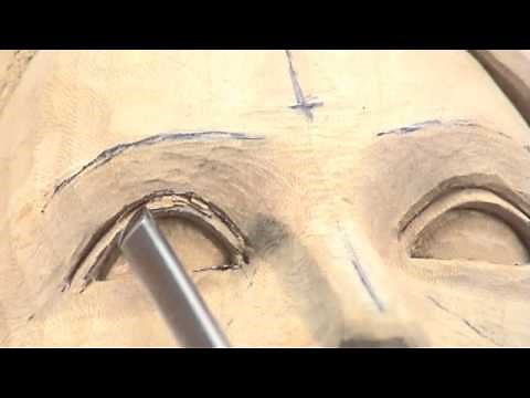 Carving a Female Eye - Woodcarving Teaching DVD by Ian Norbury - Clip