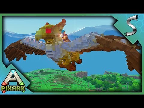 FINALLY TAMING A GRYPHON! - PixARK [Gameplay E10]