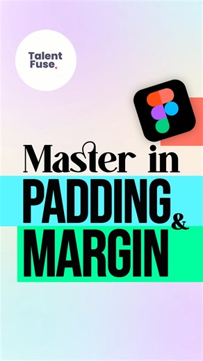 Talentfuse on Instagram: "Figma Margin vs Padding Explained in 60 Seconds | Figma Tutorial In this quick Figma tutorial, you’ll learn the difference between margin and padding in Figma and how to use them correctly in UI design. This beginner-friendly UI/UX tip will help you create cleaner layouts, better spacing, and more professional designs in Figma. If you’re learning UI/UX design or following my Figma tutorial series, this is Class 14 you don’t want to miss 🎨 👉 Subscribe Talentfuse for da