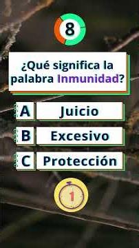 Examen de Vocabulario #adivinanza #culturageneral #quiz #vocabulary #inglesencasa #diccionario