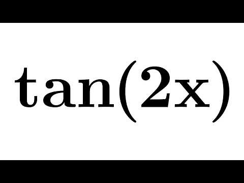 tan2x | tan(2x) | Identity for tan2x | Proof of tan2x identity | Formula for tan2x