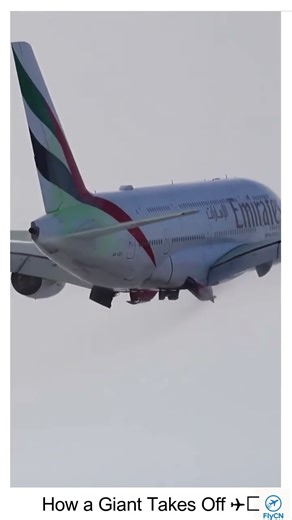 Airbus A380 Full Takeoff Process ✈️🛫 #flycn #automobile #commercialaircraft #aviation #airbusa380