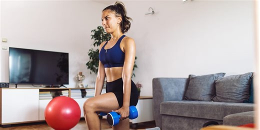 Improve your body composition with this 35-minute lower-body and core workout