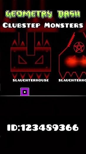 Clubstep monsters in Geometry Dash #geometrydash