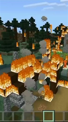 Minecraft fire ball canon
