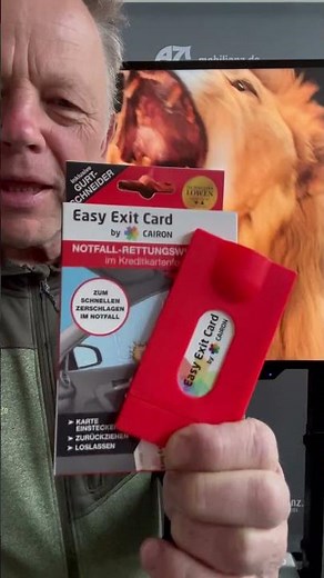 Easy Exit Card - Höhle der Löwen - Der Praxistest Rettung aus dem Auto