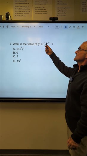 ASVAB Algebra Exponents Power of Zero #asvab #math #asvabmath