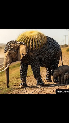 Highway Miracle Rescue: Elephants Saved From Massive Insect Swarm | Rainbow after the storm