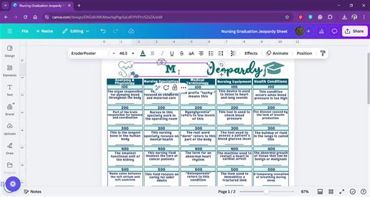 Nurse Games Graduation Nursing Party Games Nurse Jeopardy Printable Nurse Appreciation Cards Nurse Retirement Jeopardy Trivia Medical Games - Etsy