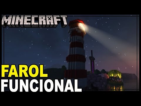 CONSTRUINDO UM FAROL FUNCIONAL NO MINECRAFT 1.20