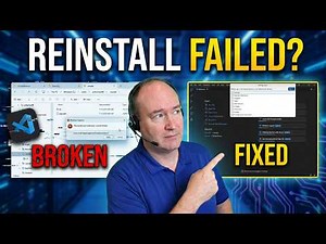 VS Code Still Broken After Reinstalling? Do these 4 Steps!