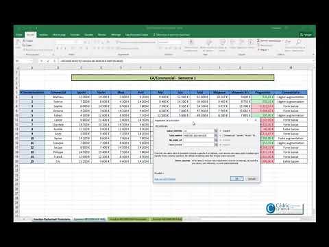Formation Excel : RechercheV et RechercheH