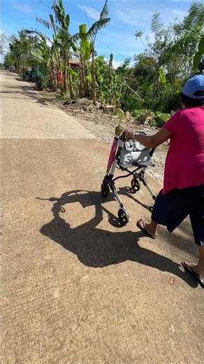 First time using her walker #omglookatherlegs #automobile