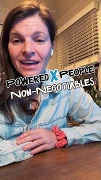 Powered by People's Non-Negotiables